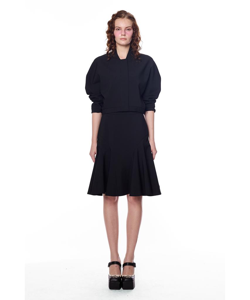 Greedilous Crop Avant-Garde Jumper
