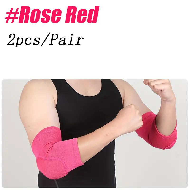 2 шт. дышащие налокотники, толстая губчатая накладка на локоть, компрессионный рукав для спорта, волейбола, баскетбола, облегчения боли, поддержка локтя