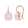 Earrings - LOVA LOLA VAN DER KEEN - Pink Crystal - 925 Silver - Rose Gold - Women