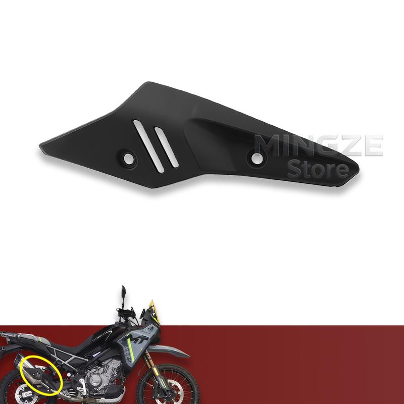 Для CFMOTO CF450MT Накладка на выхлопную трубу Защитная пластина от ожогов на глушителе Защитный кожух Теплоизоляционная пластина CF400-8-8A Аксессуары