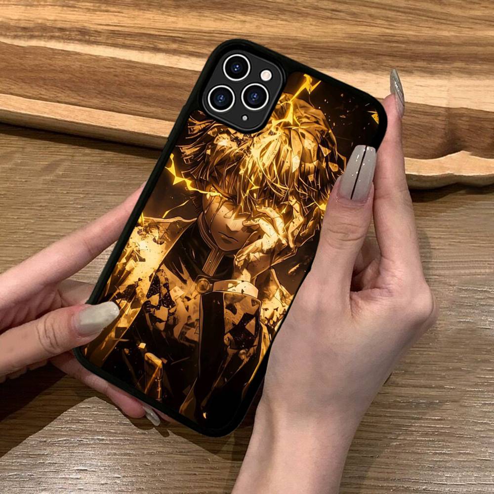 Zenitsu Agatsuma Phone Case Silicone PC+TPU For For IPhone 11 12 13 14 15 16 Plus Pro Max Cover