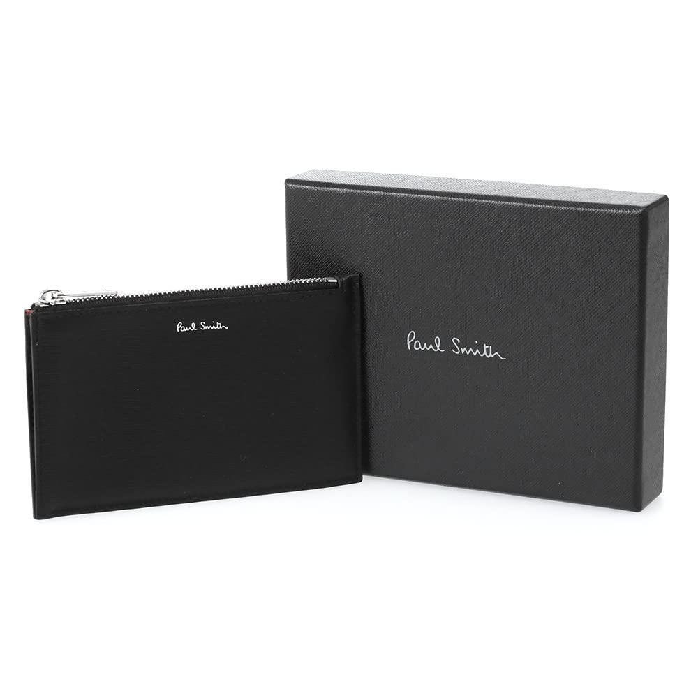 Чехол для карточек, кошелек для ключей, портмоне, кожа с тиснением «Сити» M1A 6136 ISTRGS 79, черный [Paul Smith] [Товар]
