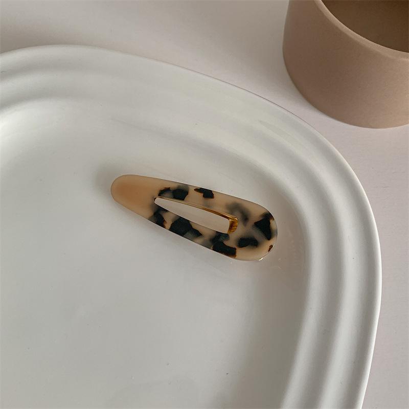 Французская ретро-заколка для волос «утконос» из ацетата — аксессуар для головного убора с челкой в корейском стиле