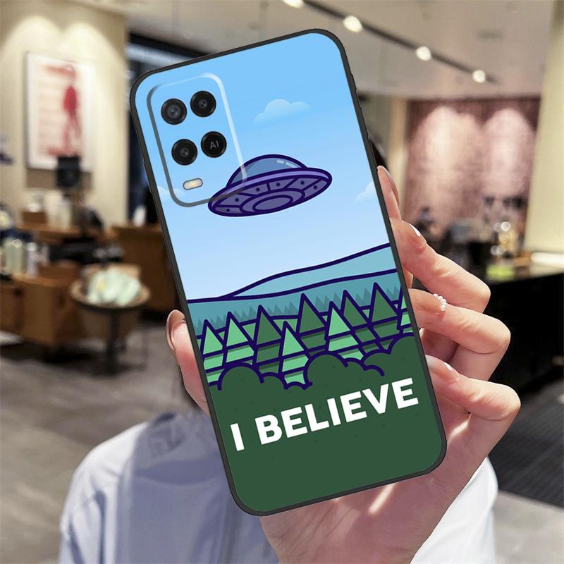 Файлы X Я хочу верить Чехол для Oppo A94 A54 A40 A60 A80 A98 A78 A18 A38 A58 A16 A76 A96 A17 A77 A74 A57S A15