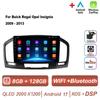 Autoradio Android 17 pour Buick Regal 2009-2013/Opel Insignia 2008-2012, lecteur vidéo 2DIN, Carplay, autoradio, navigation, unité principale