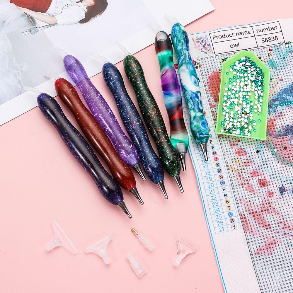 Cross Stitch Alloy Replacement Pen Heads Point Drill Pen Resin Diamond Painting Pen Resin Pen
