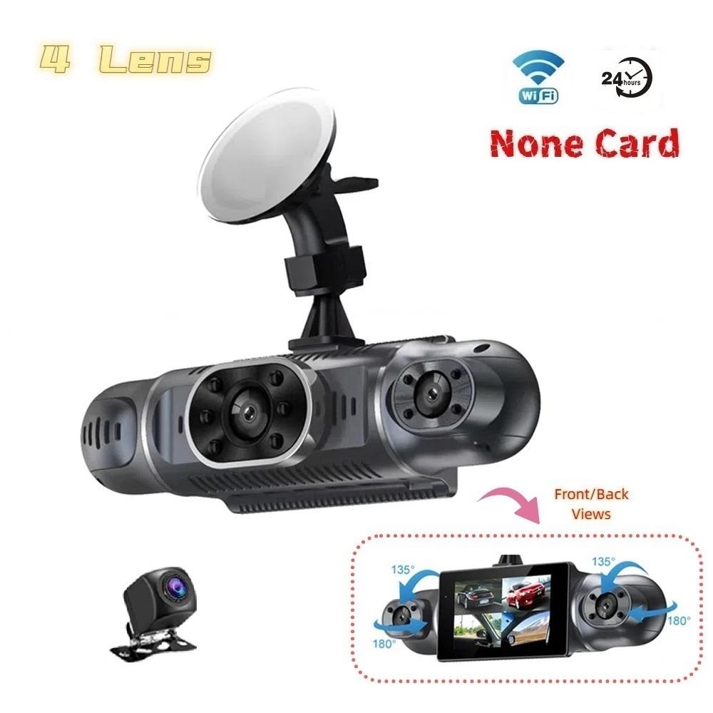 Автомобильный видеорегистратор 1080P 3/4 объектив Видеорегистратор WIFI Ночное видение Передняя левая правая камера заднего вида Автомобильный аксессуар Видеорегистратор