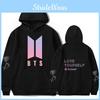 Стильное худи с капюшоном Kpop Bts со свитшотом Bangtan Boys и дизайном Love Yourself для фанатов