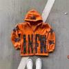 Unisex Streetwear Hoodie 3D Star Print Loose Fit Long Sleeve Pullover Sweatshirt