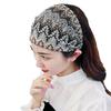 1PC Thin Wide Breathable Women Hair Accessories Elastic Cover Ethnic Style Hood Bandanas Wide-Brimmed Hairband
