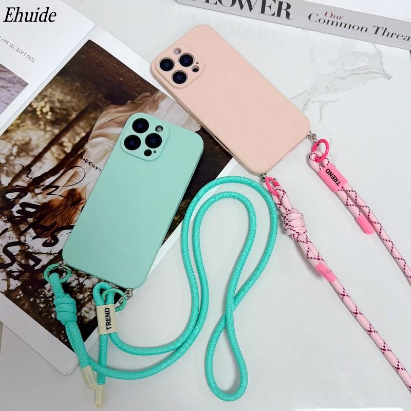Crossbody Strap Case for Redmi Note 14 Pro Plus Mi 15T 17 15 15C POCO X7 Pro F7 X6 Outdoor Adjustable Lanyard Shockproof Cover