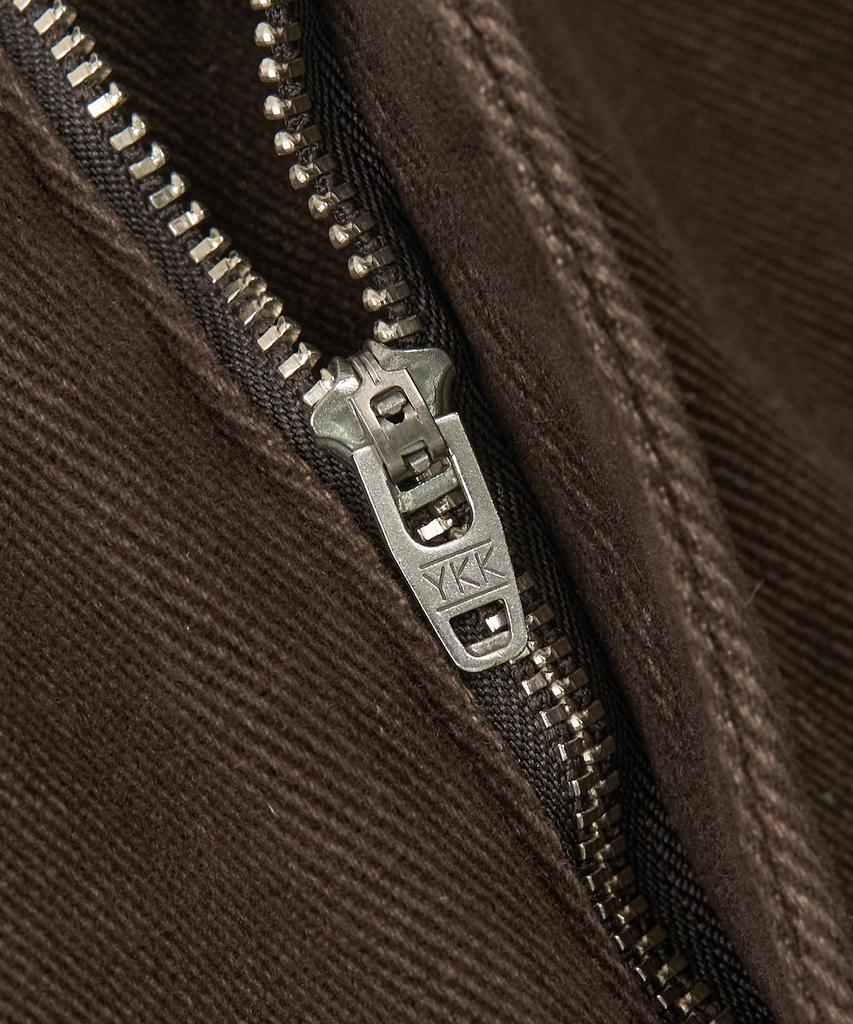 TOFFEE Curved Chino Pants (Brown)
