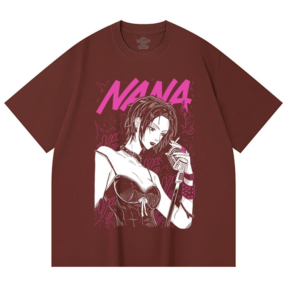 230 Gsm 100% Cotton Nana V1 Osaki Print Unisex Heavy Cotton T Shirt