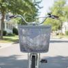 Bike Front Basket Woven-Look Easy To Clean for Errands