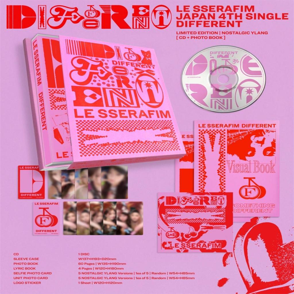 LE SSERAFIM Япония 4-й сингл-альбом [DIFFERENT]