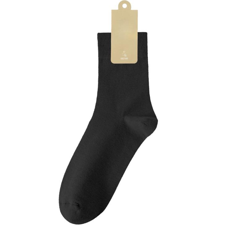 Мужские весенне-осенние носки из чистого хлопка для бизнеса, бесшовные, антибактериальные, дезодорирующие