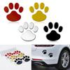Car Sticker Design Paw 3D Animal Dog Cat Bear Foot Print Auto Accessories