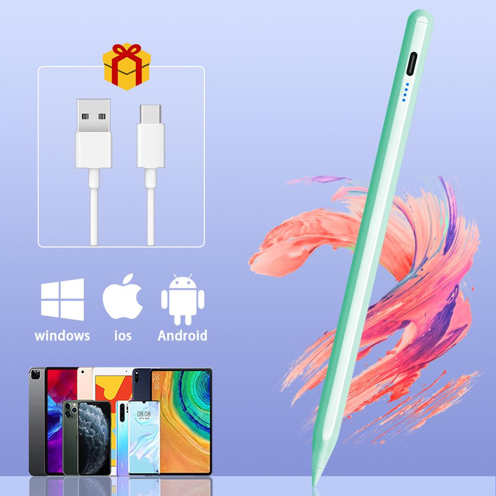 Емкостный стилус для iPad, совместимый с Apple Pencil, с магнитной зарядкой