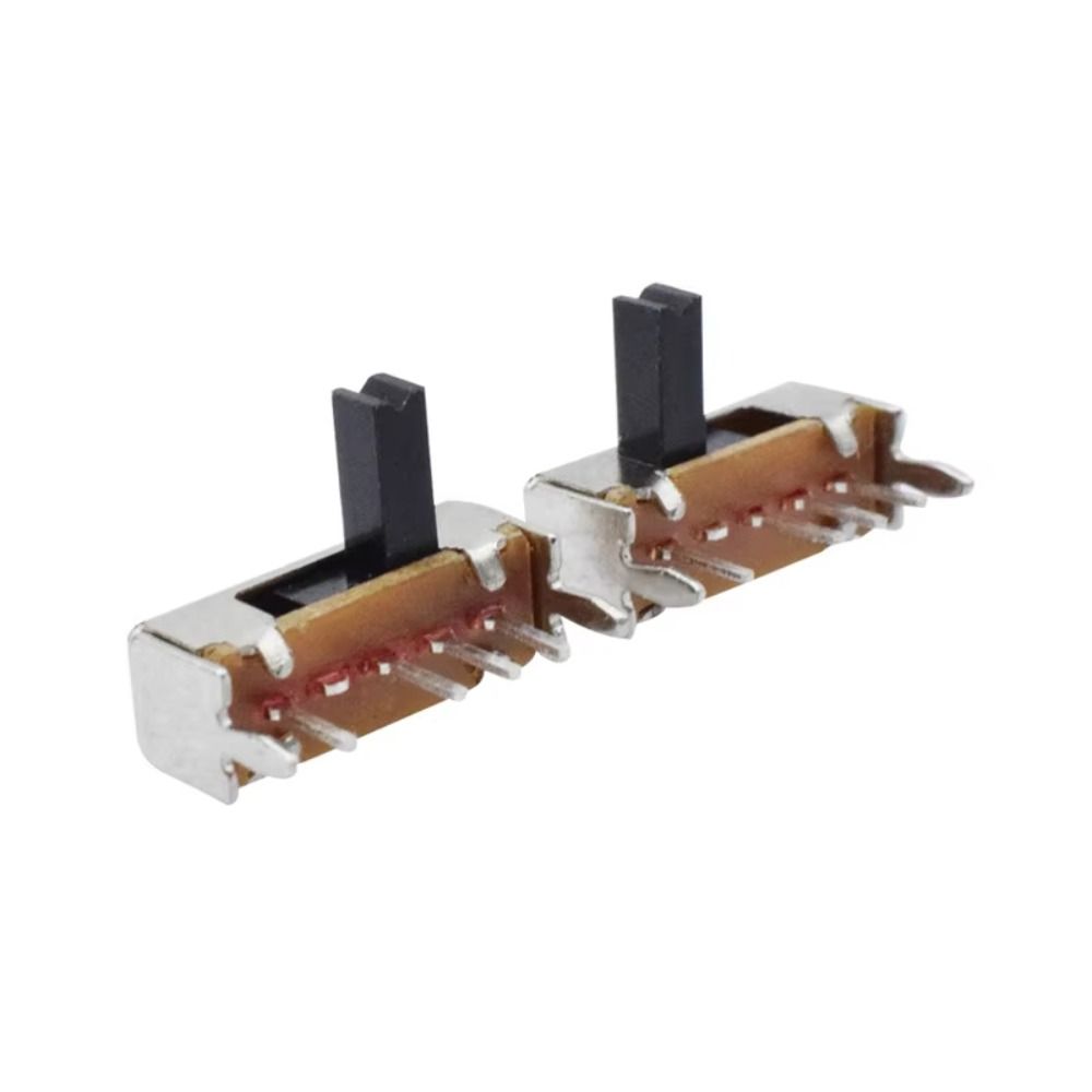 10pcs 0.5A SK13D07VG4 Slide Switches DC 50V Right Angle Slide Switches  Control Panels