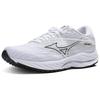 Mizuno Wave Rider 27 White Black Unisex Sneakers J1GC230358