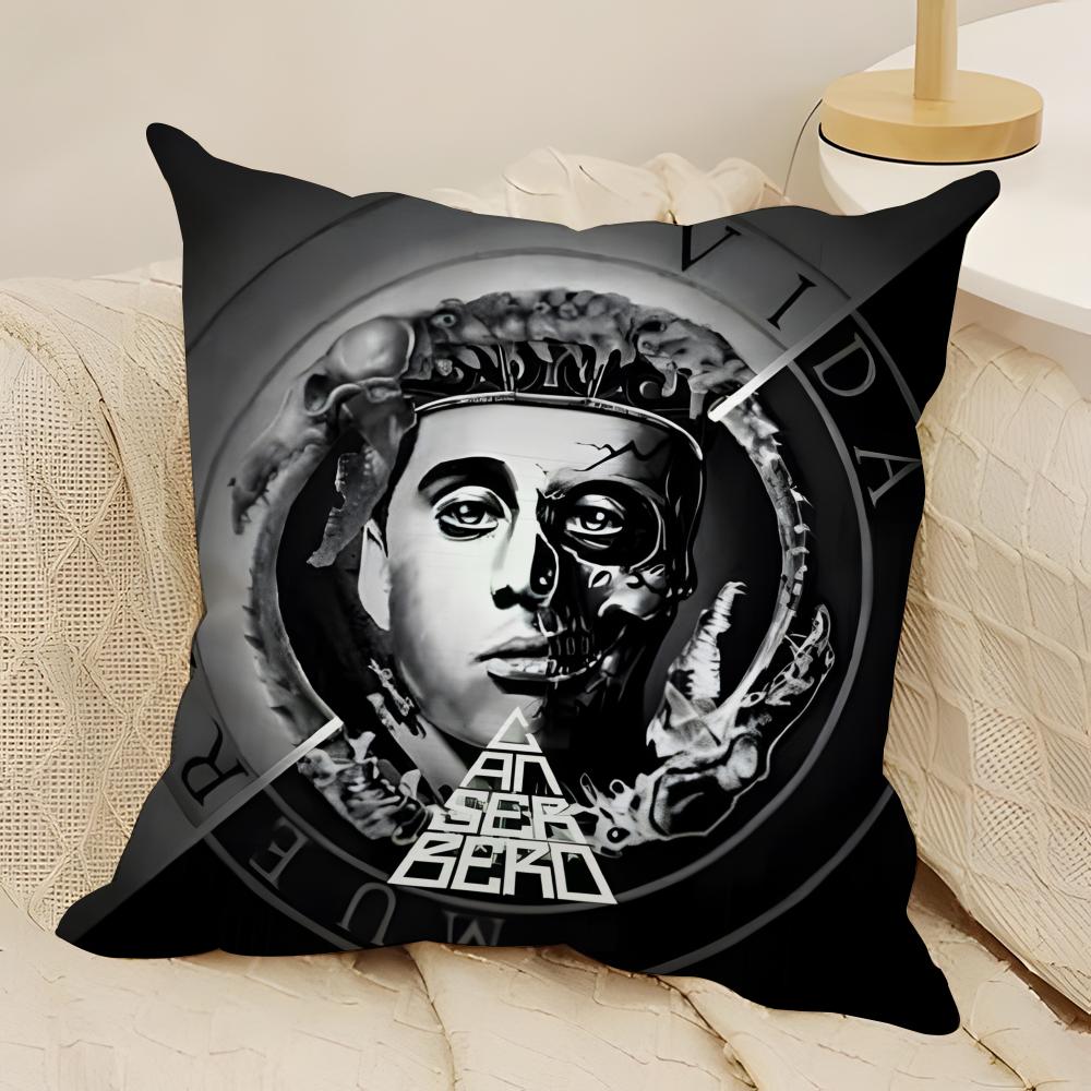 Rap Conciencia Canserbero Pillow Case Natural Linen DoubleSided Printing Sofa Home Decor Cushion Cover