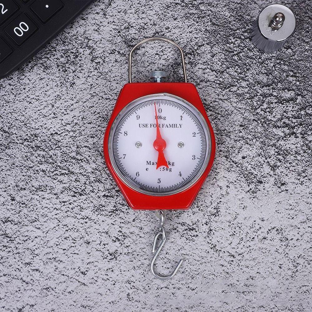 Balance Handheld Spring Balance Hook Scale 10kg/50g Mechanical Scale Digital Dial Luggage Scale
