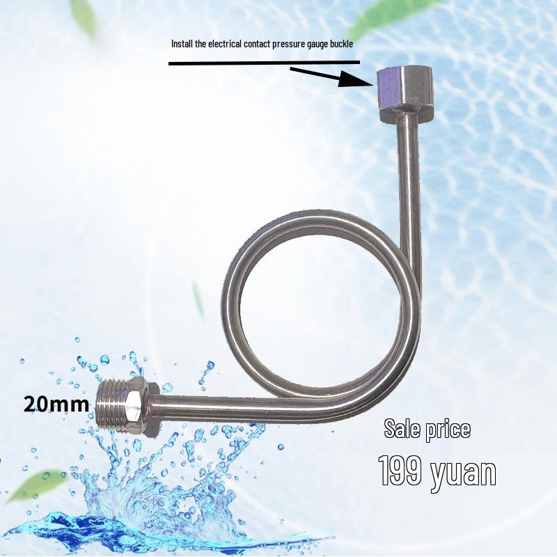 Water Pressure Tank Kit with Electric Gauge & Stainless Steel Fittings