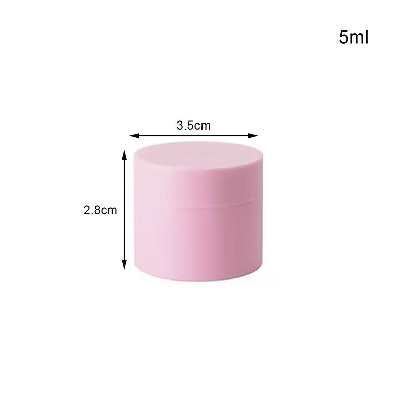 Empty 5/15/20/30/50Ml Travel Small Covers Plastic Cosmetic Pot Jars With Lids For Face Cream Lip Balm Containers Makeup Box