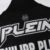 Мужская утолщенная бейсбольная куртка Philipp Plein с воротником-стойкой - Коллекция Осень/Зима