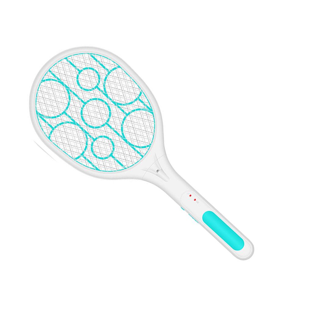 USB Rechargeable Electric Fly Pat Household Insect Racket Killer Swatter Bug Mosquito Handheld Racket