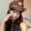 Cowboy Hat Fisherman Hat Summer Hiking Fisherman Hat Ethnic Style Breathable Summer Bucket Hats for Travel Riding