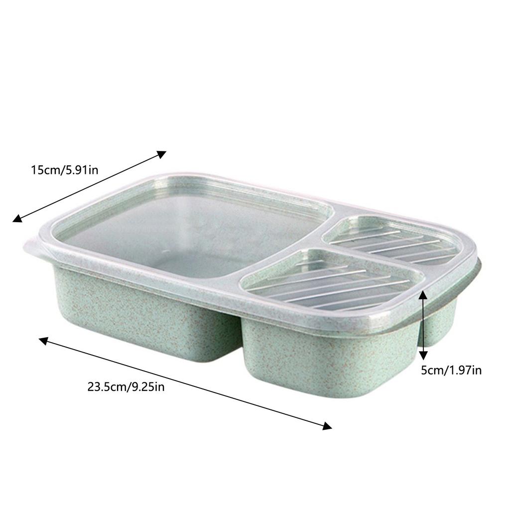 Микроволновая печь Bento Lunch Box Пикник Еда Контейнер для фруктов Ящик для хранения для детей и взрослых