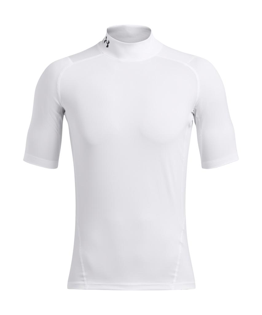 Мужская футболка с длинным рукавом и компрессией UNDERARMOUR Heatgear Armor с воротником-стойкой 1372586-100