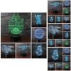 3d Illusion Star Wars Night Light Decor Lamp With Smart Touch The Perfect Home Decoration