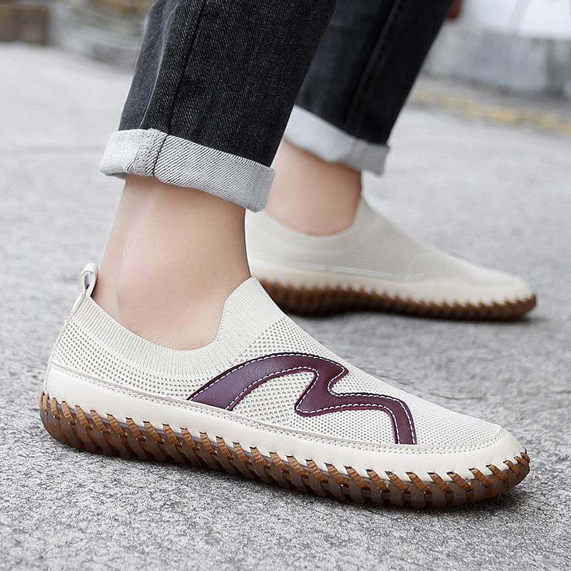 Fashion Breathable Men Slip-On Loafers 2025 Men's Breathable Mesh Sneakers Lightweight Walking Shoes Fashion Casual Sports Shoes for Men