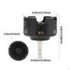Гайка-молния Насадка для дрели для резьбовых стержней 1/4", 3/8" и 1/2" Инструмент для удаления болтов