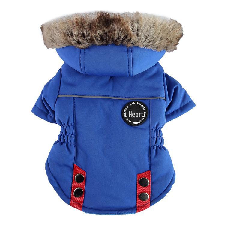 Пальто из хлопка для домашних животных: Осенняя и зимняя одежда для щенков