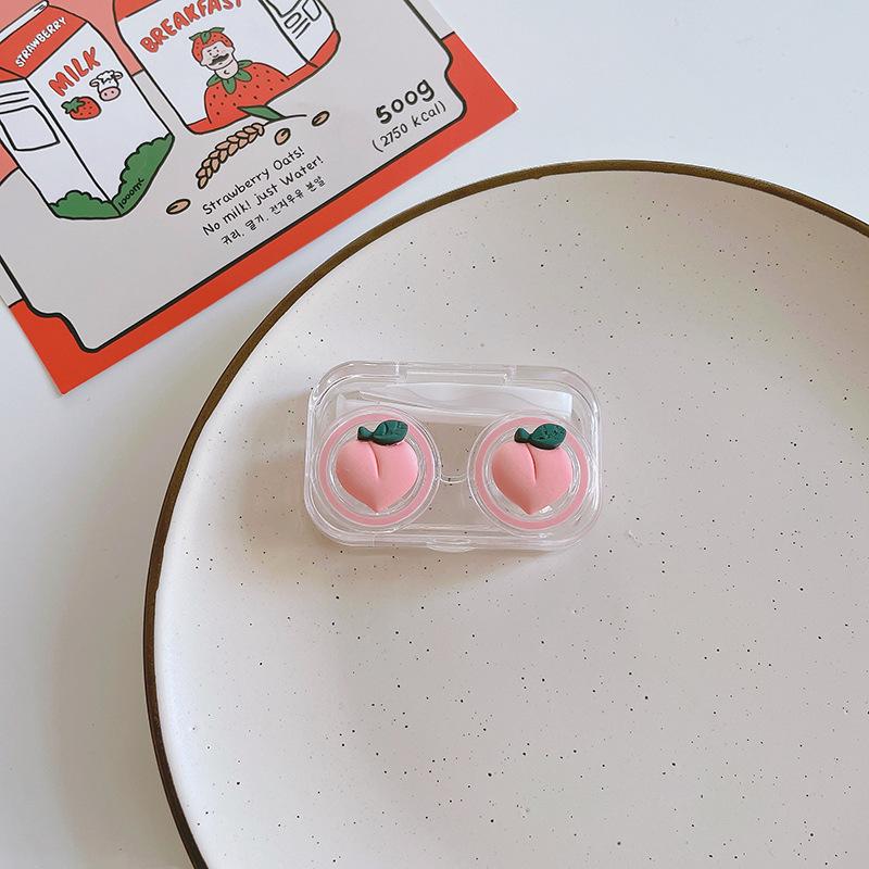 Чехол для контактных линз Новый чехол для контактных линз с пинцетом, набор присосок, портативный контейнер, коробка для контактных линз для женщин и мужчин