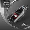 TK800+ Alloy Smart LCD Car Key: Multilingual Entry and Auto Lock Window.