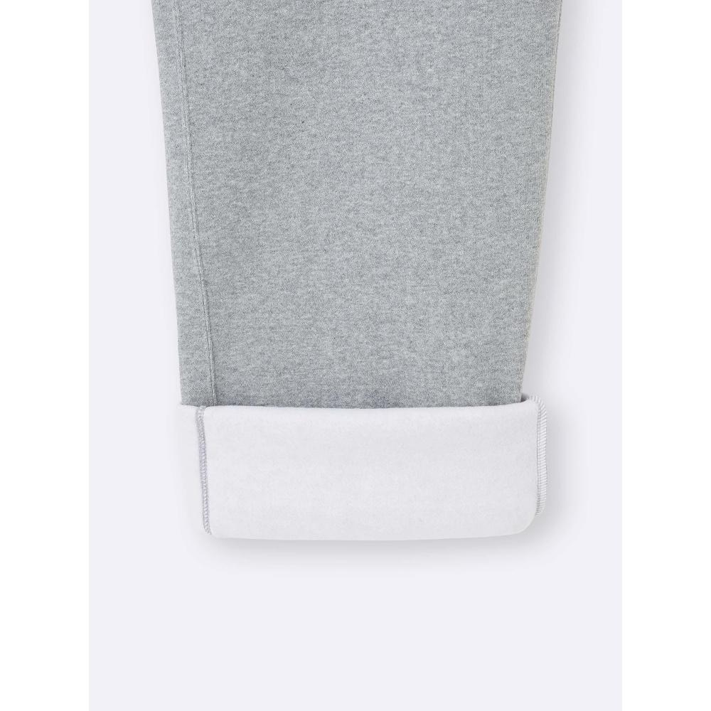 GU by Uniqlo Тяжелые широкие прямые брюки из футера 77.0 81.0см