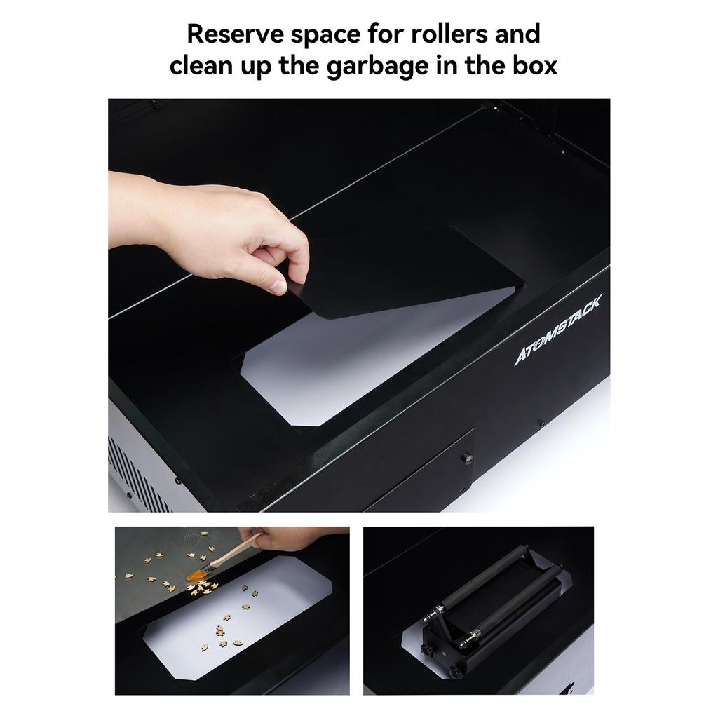 Atomstack B1 Laser Engraving Cutting Machine Protective Box All Metal Structure Acrylic Window