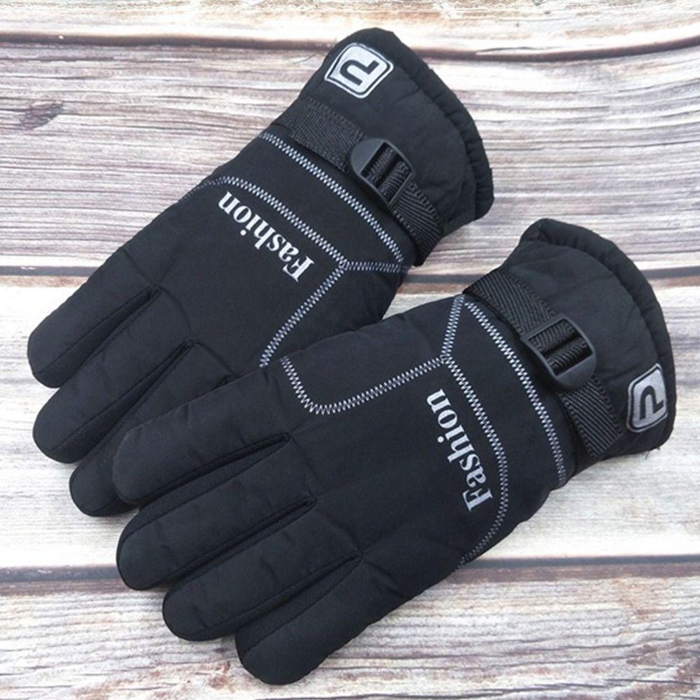Waterproof Snow Gloves Warm Thermal Winter Gloves Useful Ski Gloves Cycling