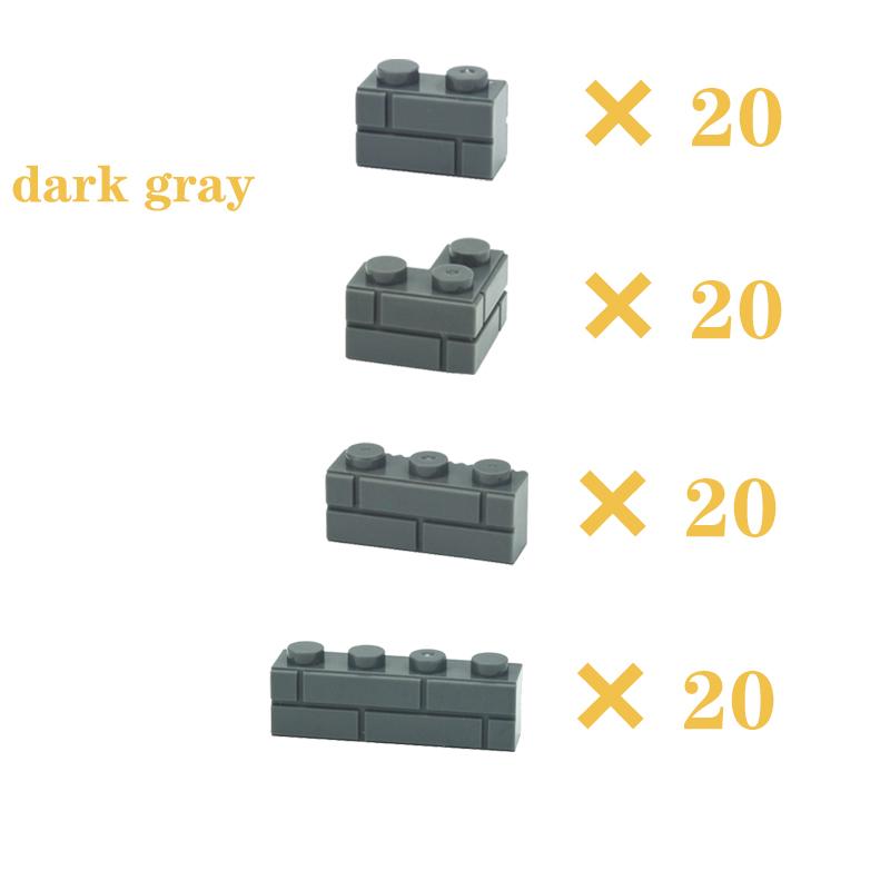 DIY Building Blocks Figures City Thick Wall Bricks Educational Creative Toys for Children Size Compatible with All Brands