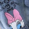 2023 Fashion Cartoon Daisy Denim Jacket For Girls Coat Spring Autumn Children Outerwear Kids Casual Jackets Costume 2-7 Years