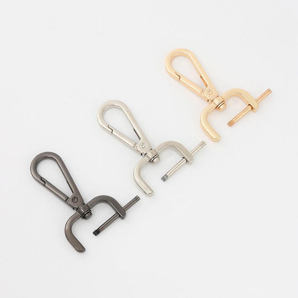 1pc Zinc Alloy Detachable Snap Hook Trigger Clips Buckles for Strap Belt Keychain Webbing Pet Leash Leathercraft Hooks 4 Sizes