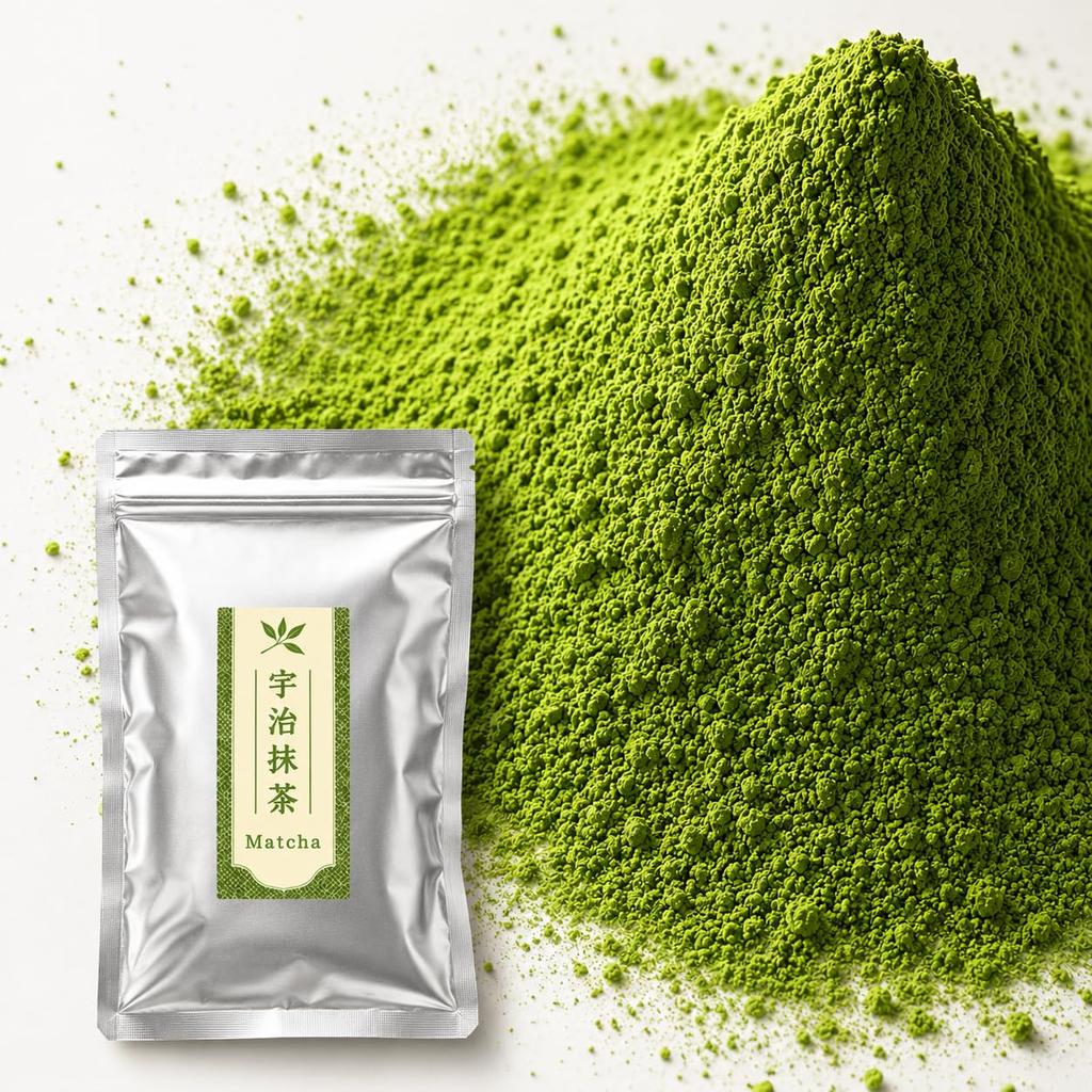 Kyoto Uji Karakuen Seicha Matcha Powder 250g Large Capacity Additive-Free Domestic Latte Confectionery Resealable Bag