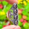 Amethyst Gemstone Handmade 925 Sterling Silver Jewelry Ring Size 10 O7f16