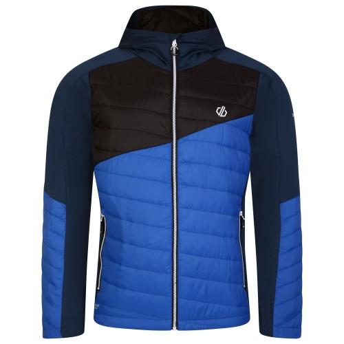 Мужская туристическая гибридная куртка с контрастными вставками