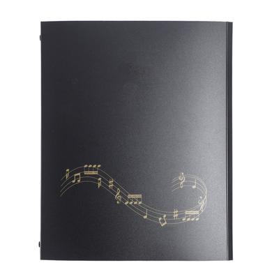 Папка для нот 4 страницы, расширяемая, емкость 52 страницы, съемная папка для нот формата А4 для фортепиано