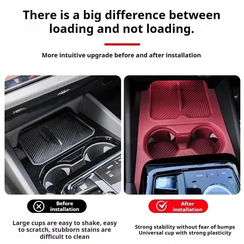 Car Central Control Storage Box Silicone Waterproof Console Organizer Tray For BMW5 Series i5 G60 2024-2025 Interior Accessories